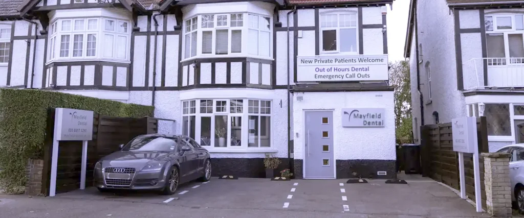 Mayfield Dental Practice parking spaces